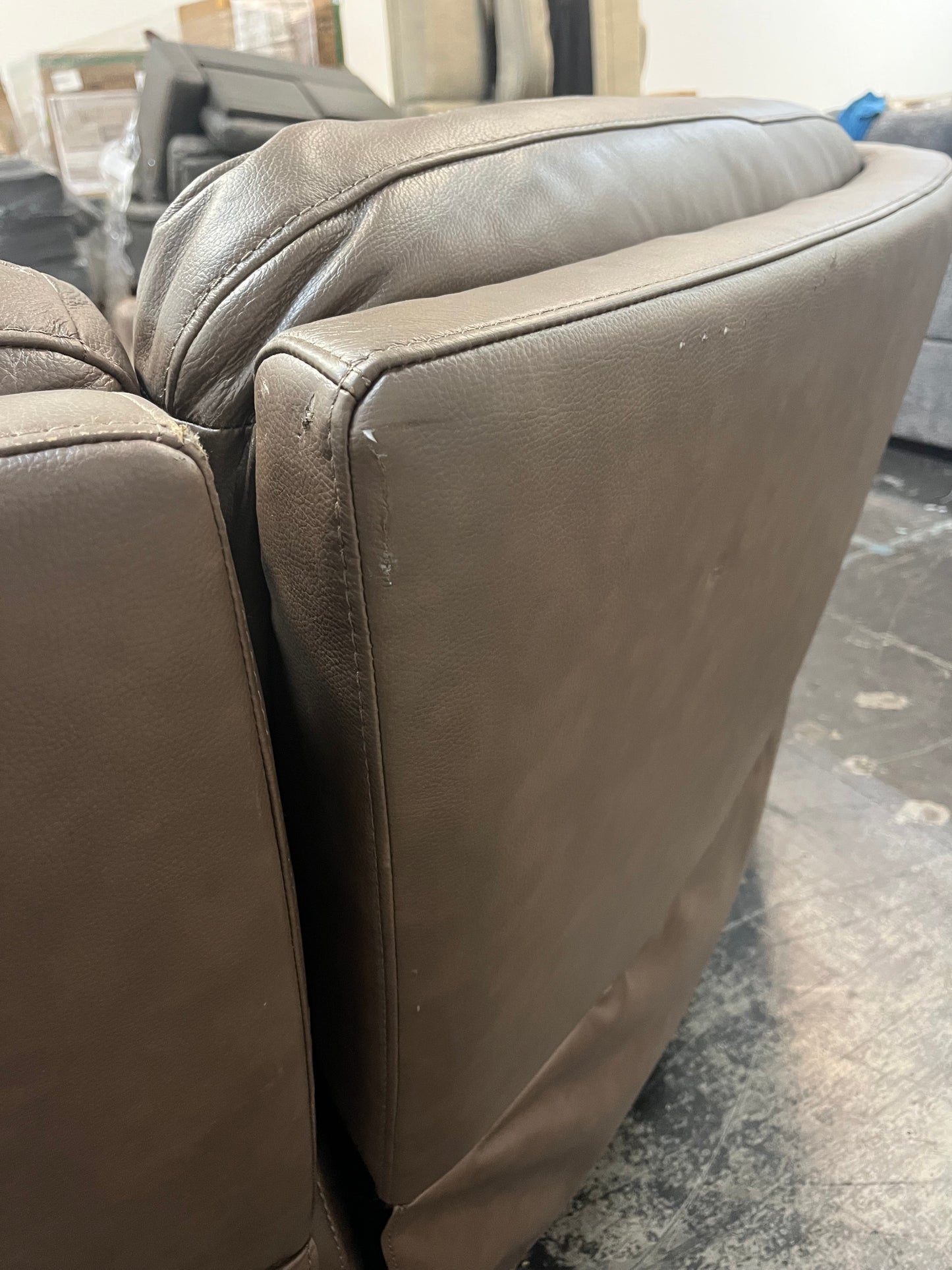 Atlas 3-Piece Leather Reclining Sectional
