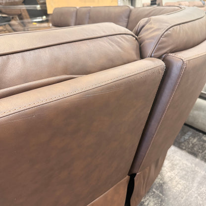 Flexsteel Griffin Leather Reclining Sectional