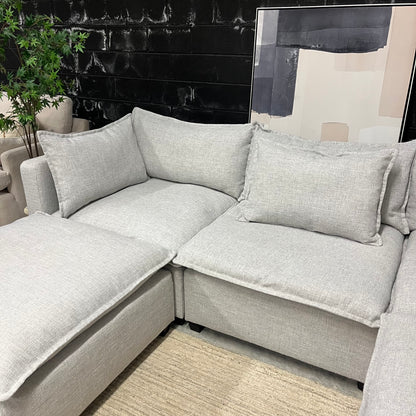 Albany Park Kova 5-Piece Gray Sectional