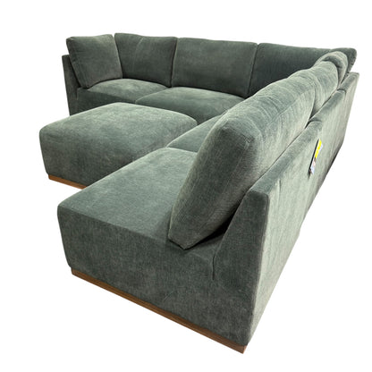 Henredon 6-Piece Modular Sectional Green