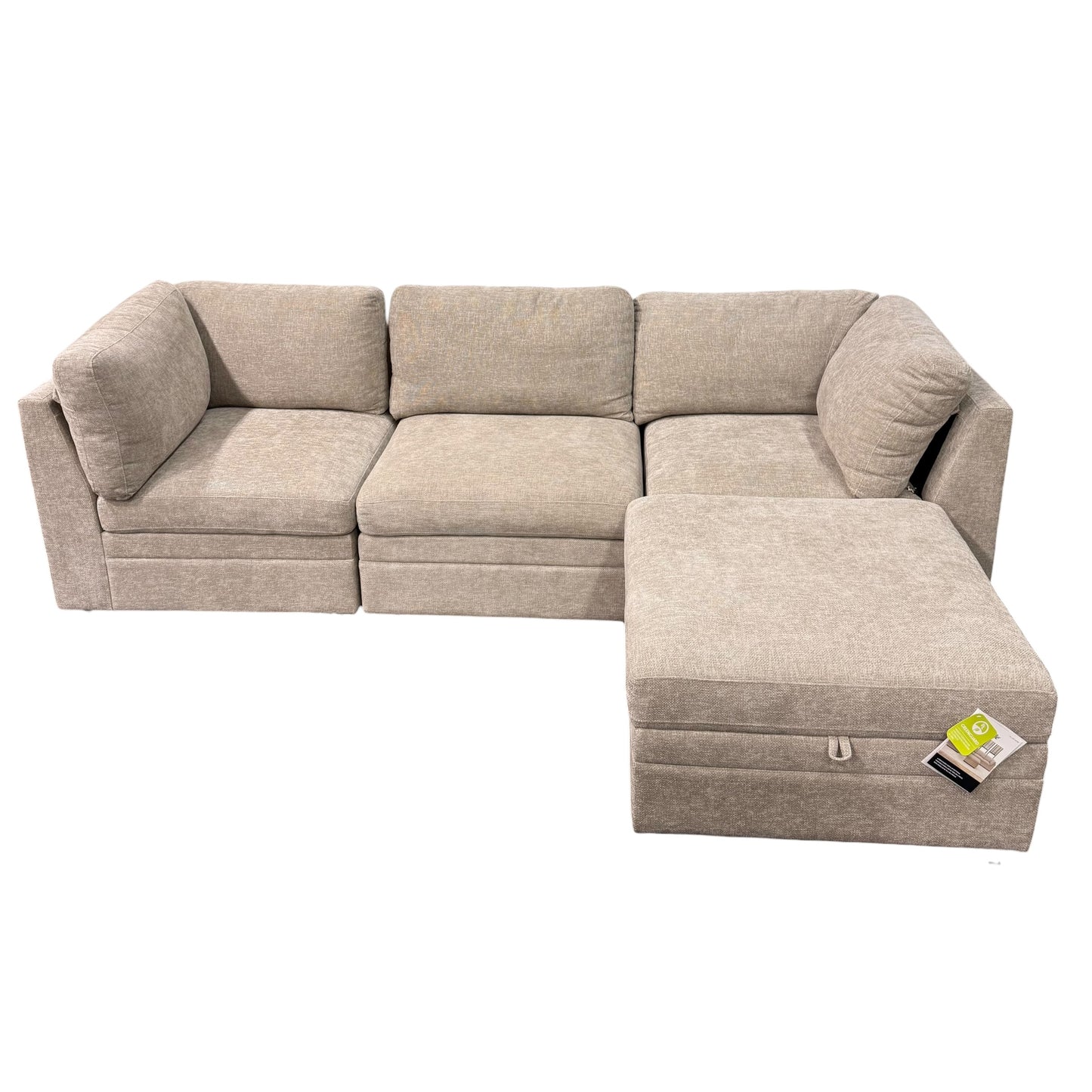 Thomasville Taupe Tisdale 4-Piece Modular Sectional