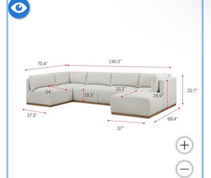 Henredon 6-Piece Modular Sectional