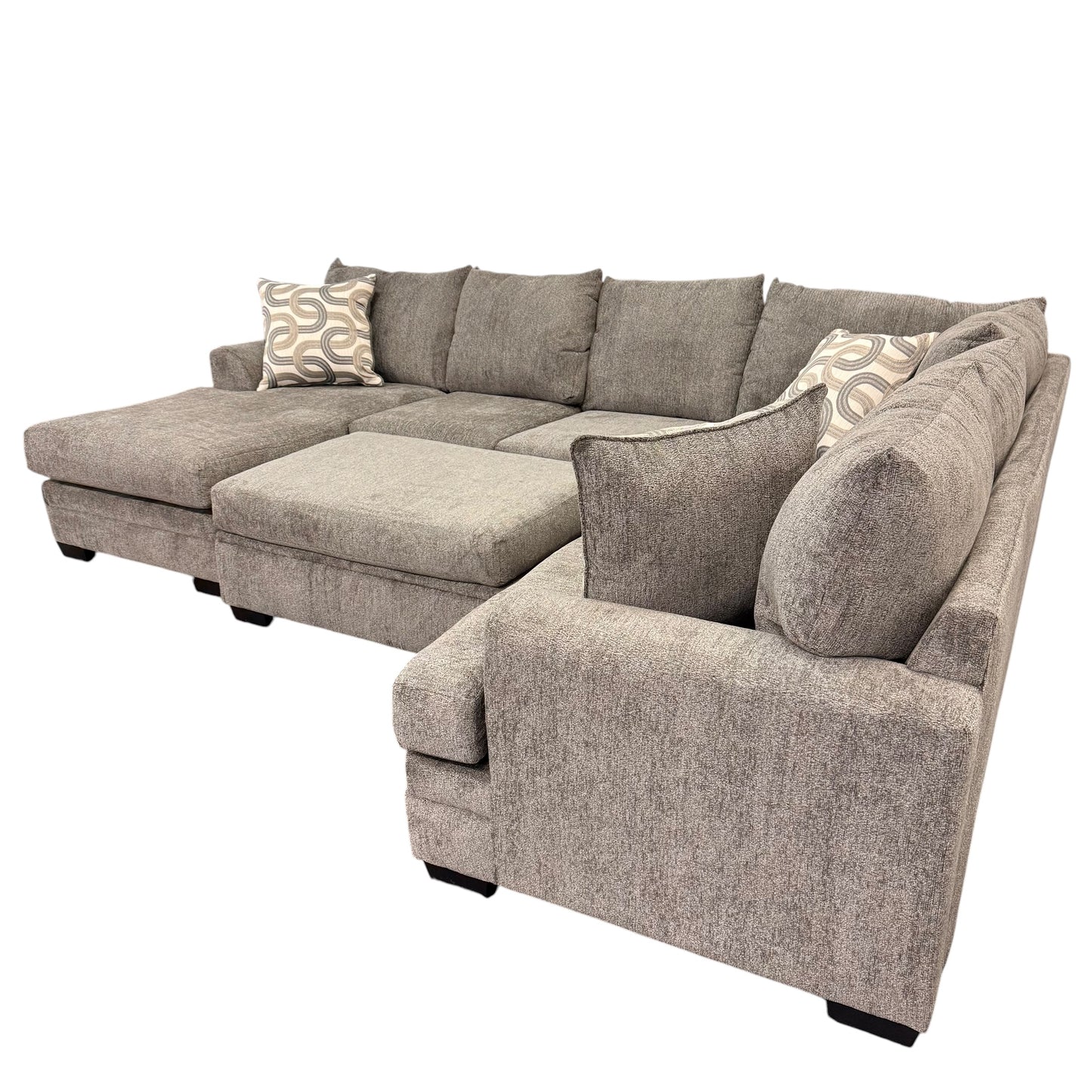 Harlowe U Shape Sectional - NEW Gray
