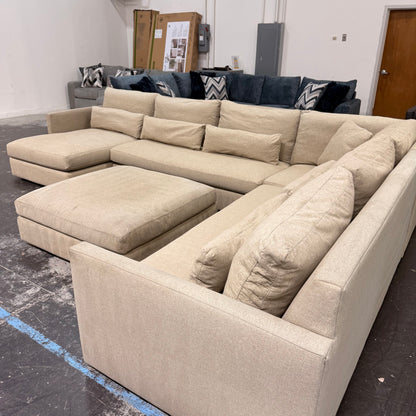 Arhaus Kipton Sectional with Ottoman