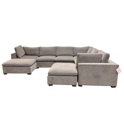 Thomasville Lowell 8-Piece Sectional Sofa Gray