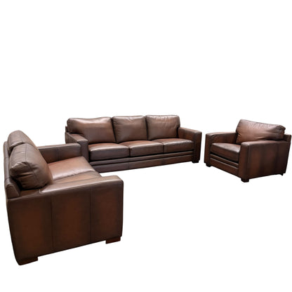 Luca Leather Sofa Set