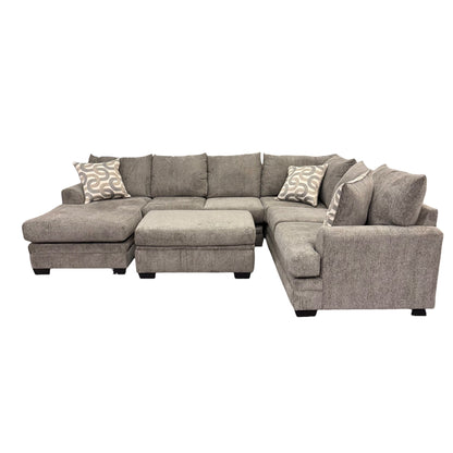 Harlowe U Shape Sectional - NEW Gray