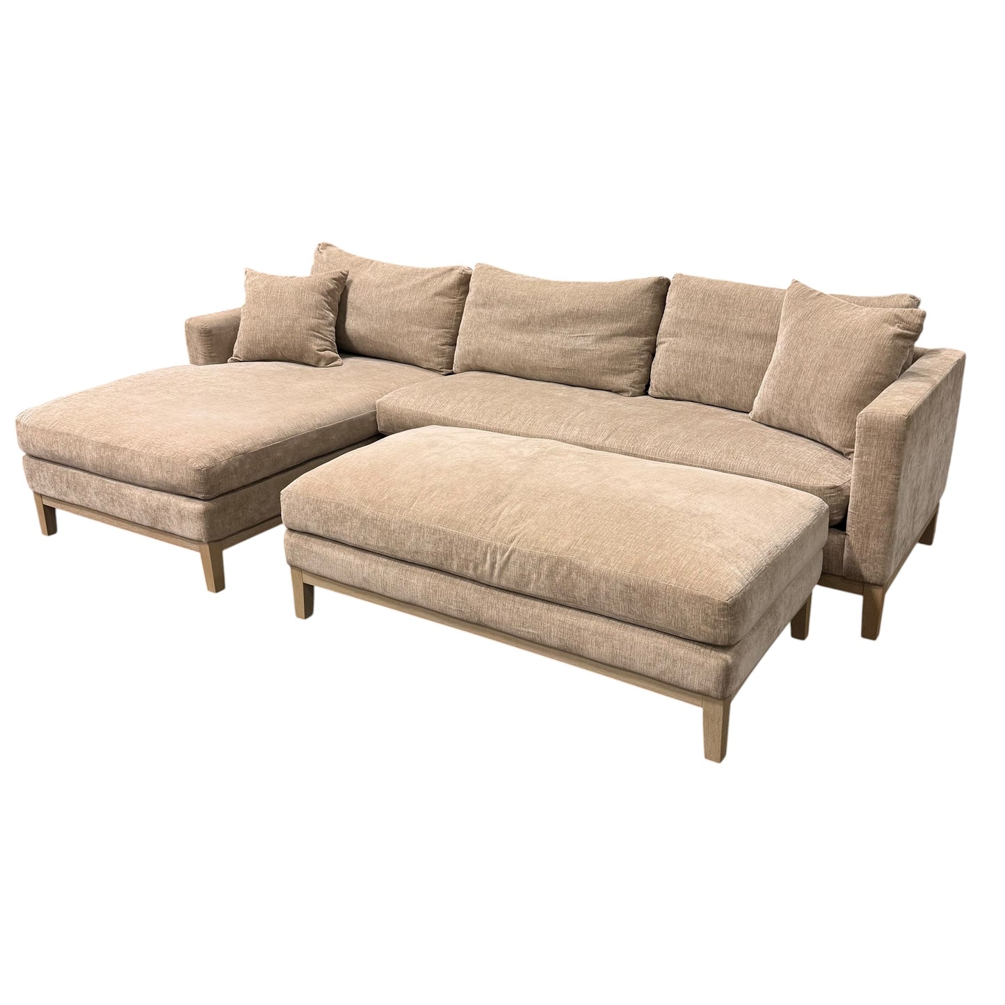 Caspian Sectional with Ottoman