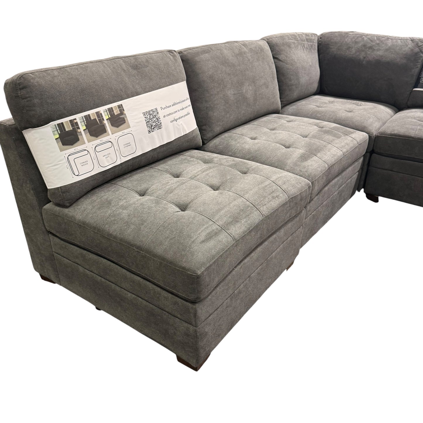 Thomasville Tisdale 7-Piece Modular Sectional (Gray)