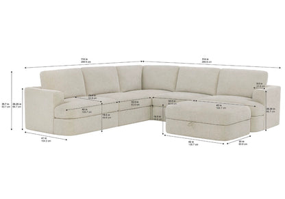Henredon Corvin Modular Sectional
