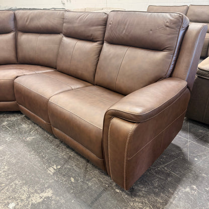Flexsteel Griffin Leather Reclining Sectional