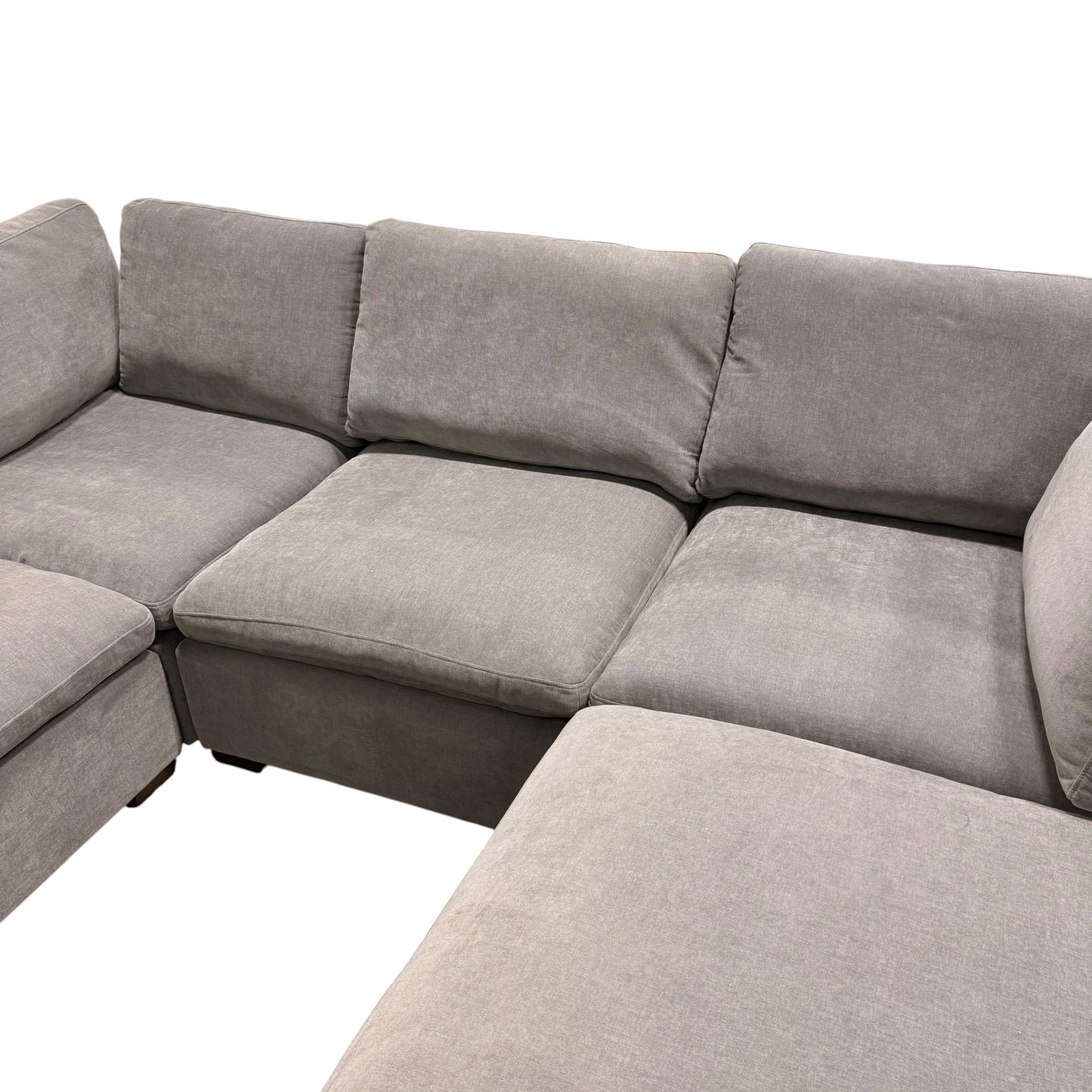 Thomasville Lowell 8-Piece Sectional Sofa Gray