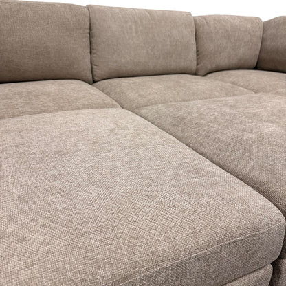 Thomasville Taupe Tisdale 6-Piece Modular Sectional