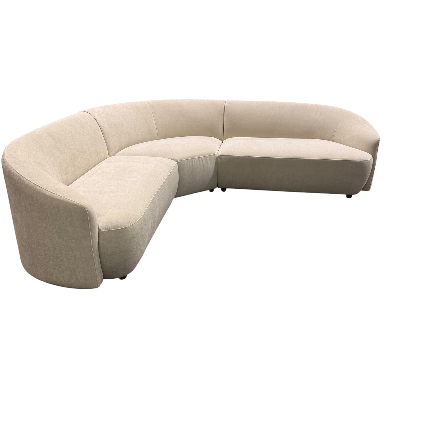 Dolen 3-Piece Curved Sectional