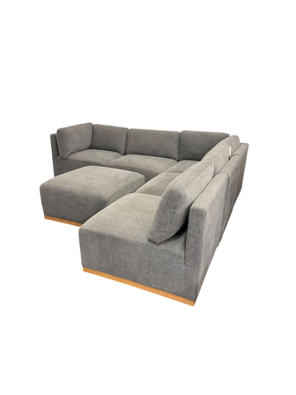 Henredon 6-Piece Grey Modular Sectional