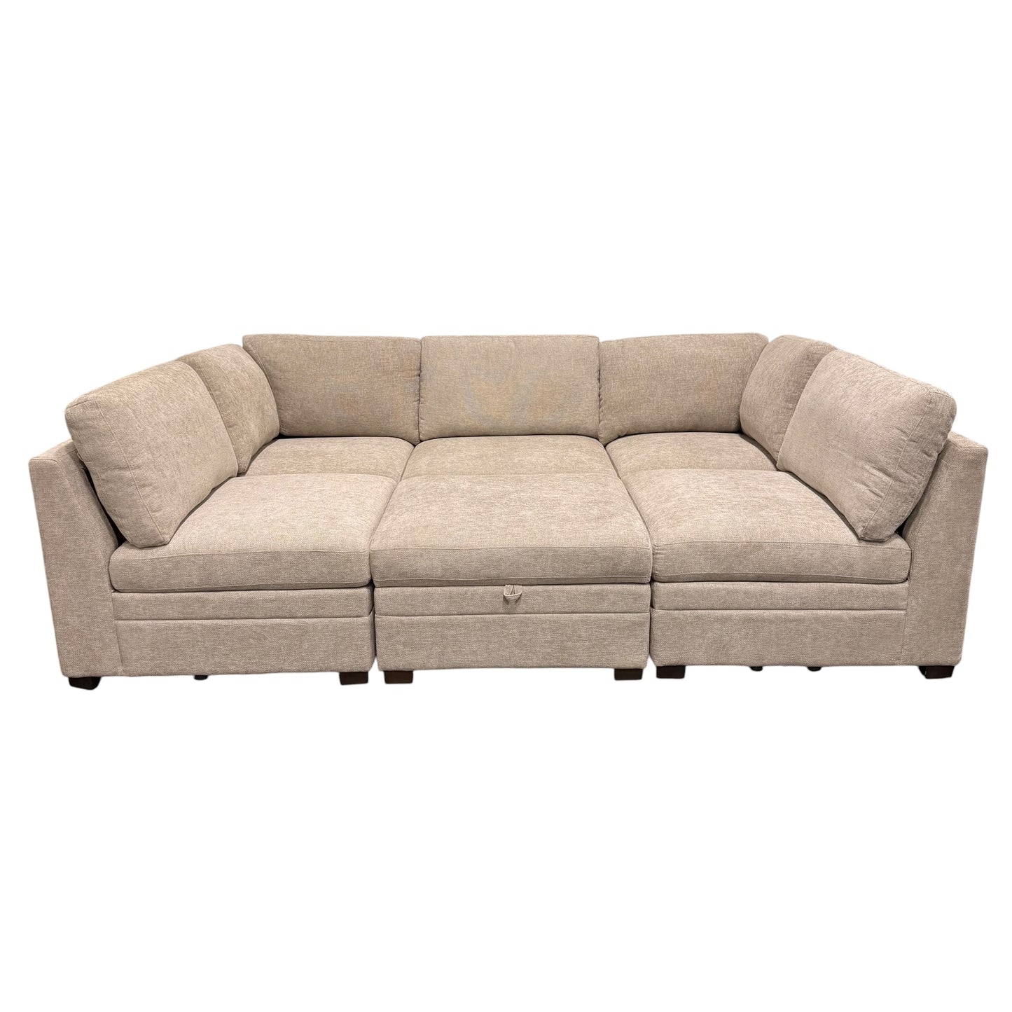 Thomasville Taupe Tisdale 6-Piece Modular Sectional