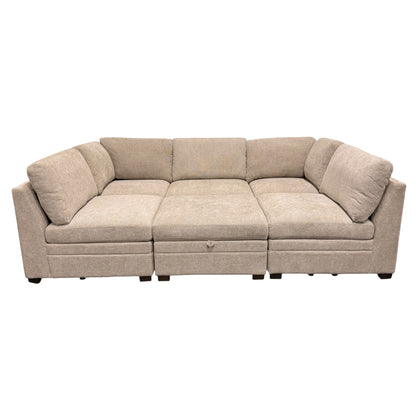 Thomasville Taupe Tisdale 6-Piece Modular Sectional