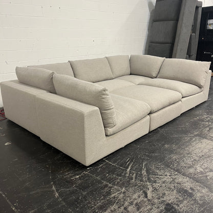 Castlery Dawson 6-Piece Pit Sectional Sofa
