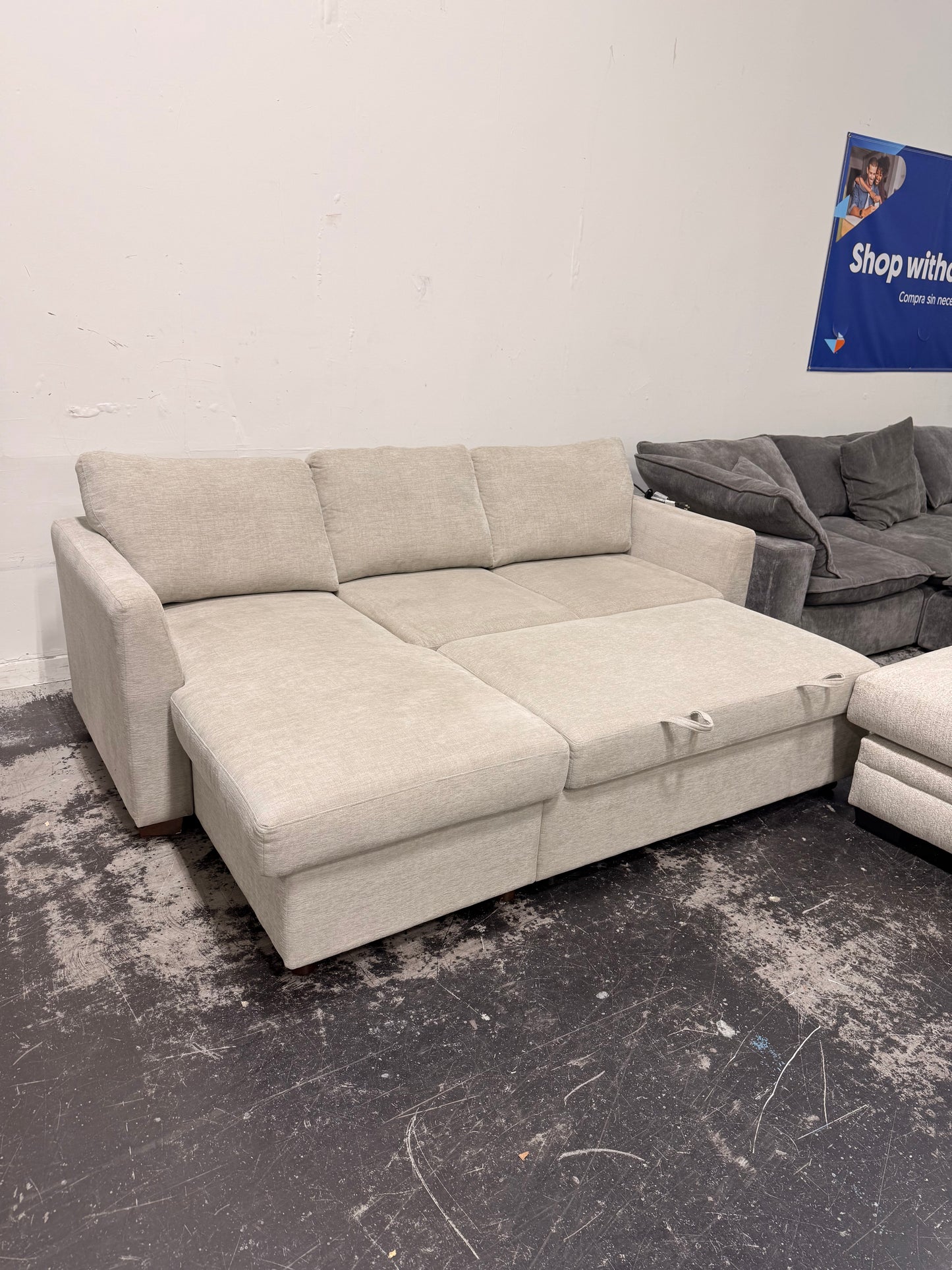 Coddle Luke Sleeper Sofa - Beige