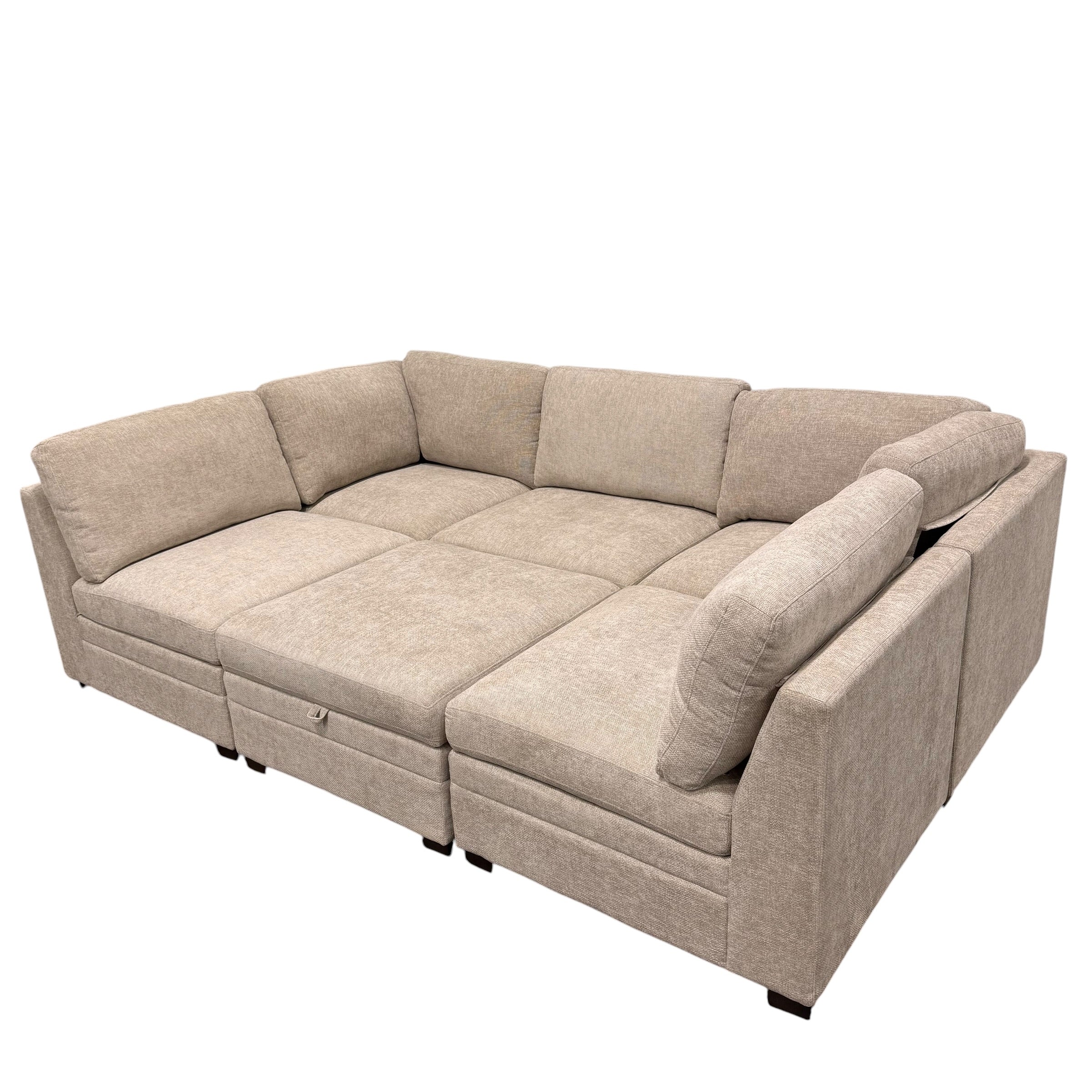 Thomasville Taupe Tisdale 6-Piece Modular Sectional – Couch Quest