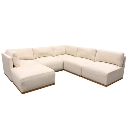 Henredon 6-Piece Boucle Modular Sectional