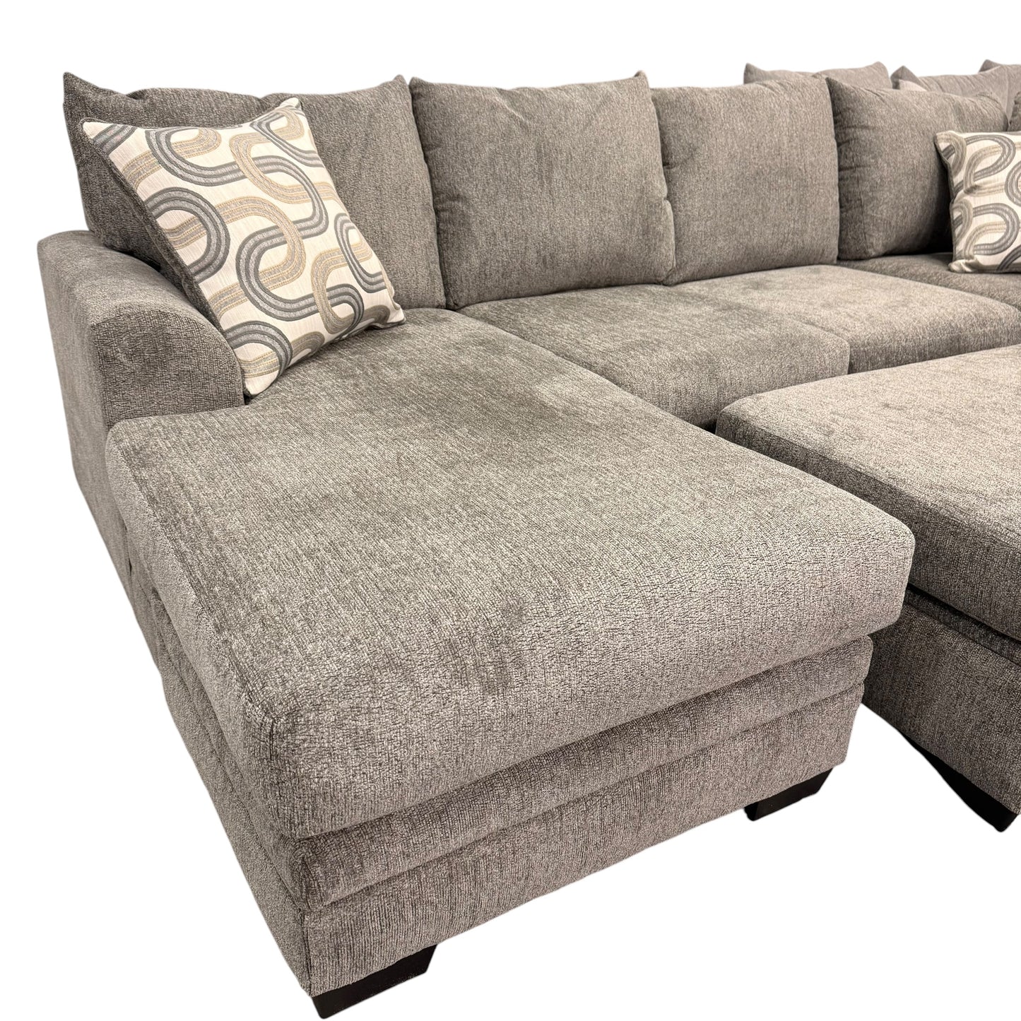 Harlowe U Shape Sectional - NEW Gray