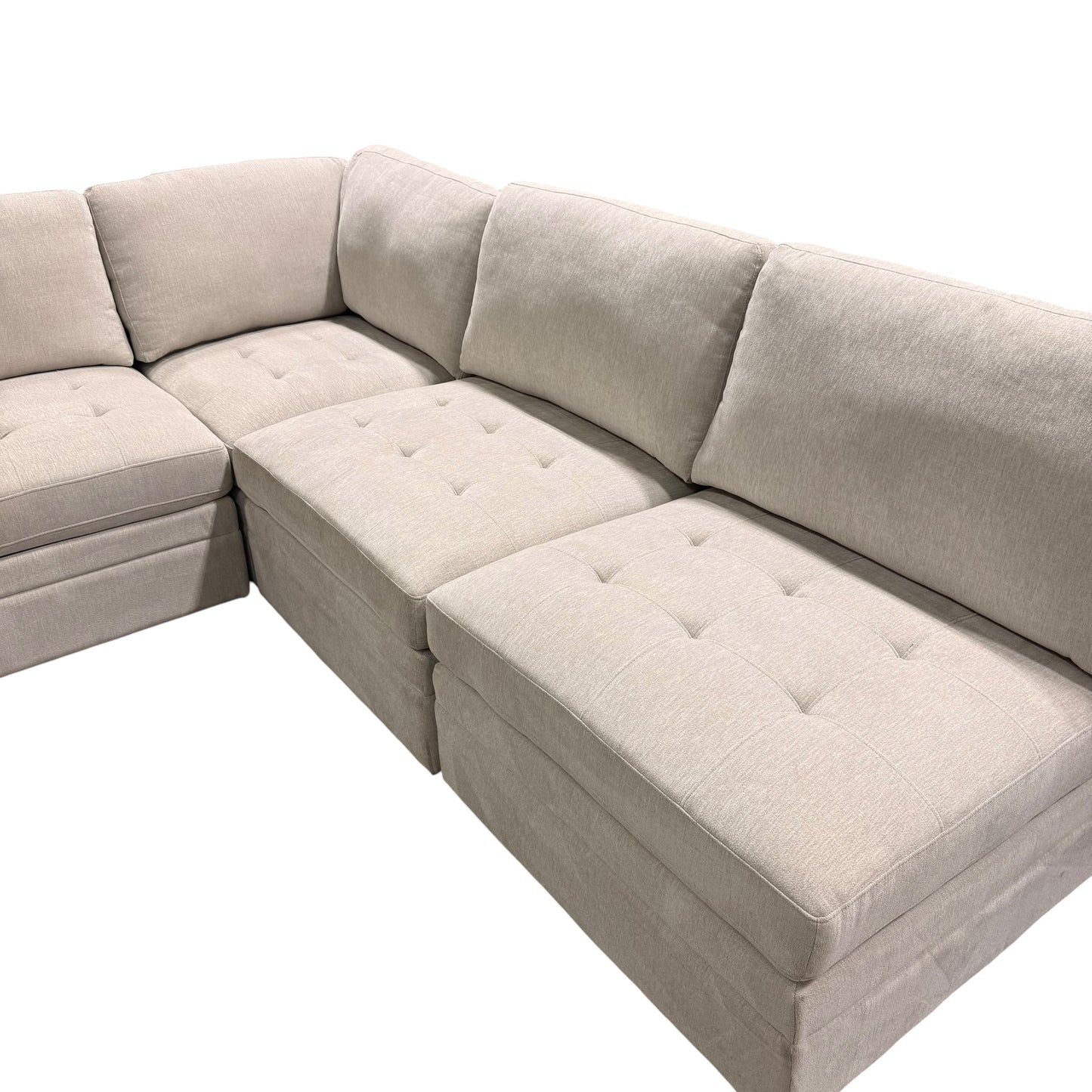 Thomasville Beige Tisdale 6-Piece Modular Sectional