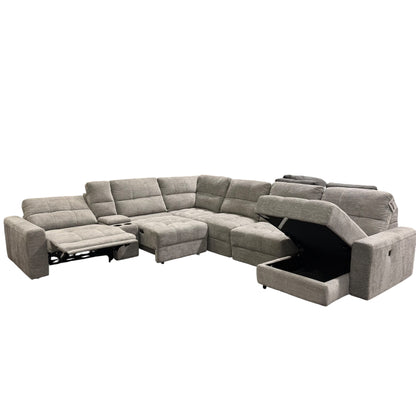 Emma Fabric Reclining Sectional