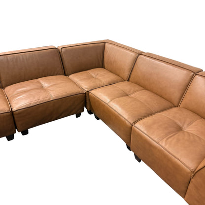 Wallingford Leather Modular Sectional