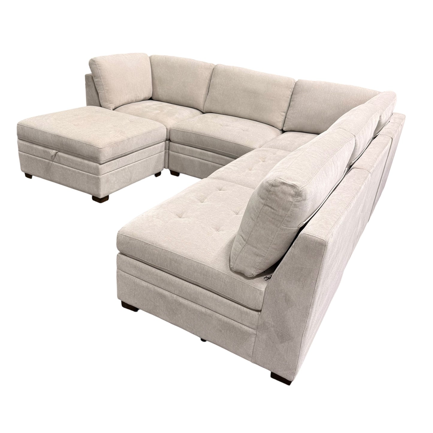 Thomasville Beige Tisdale 6-Piece Modular Sectional
