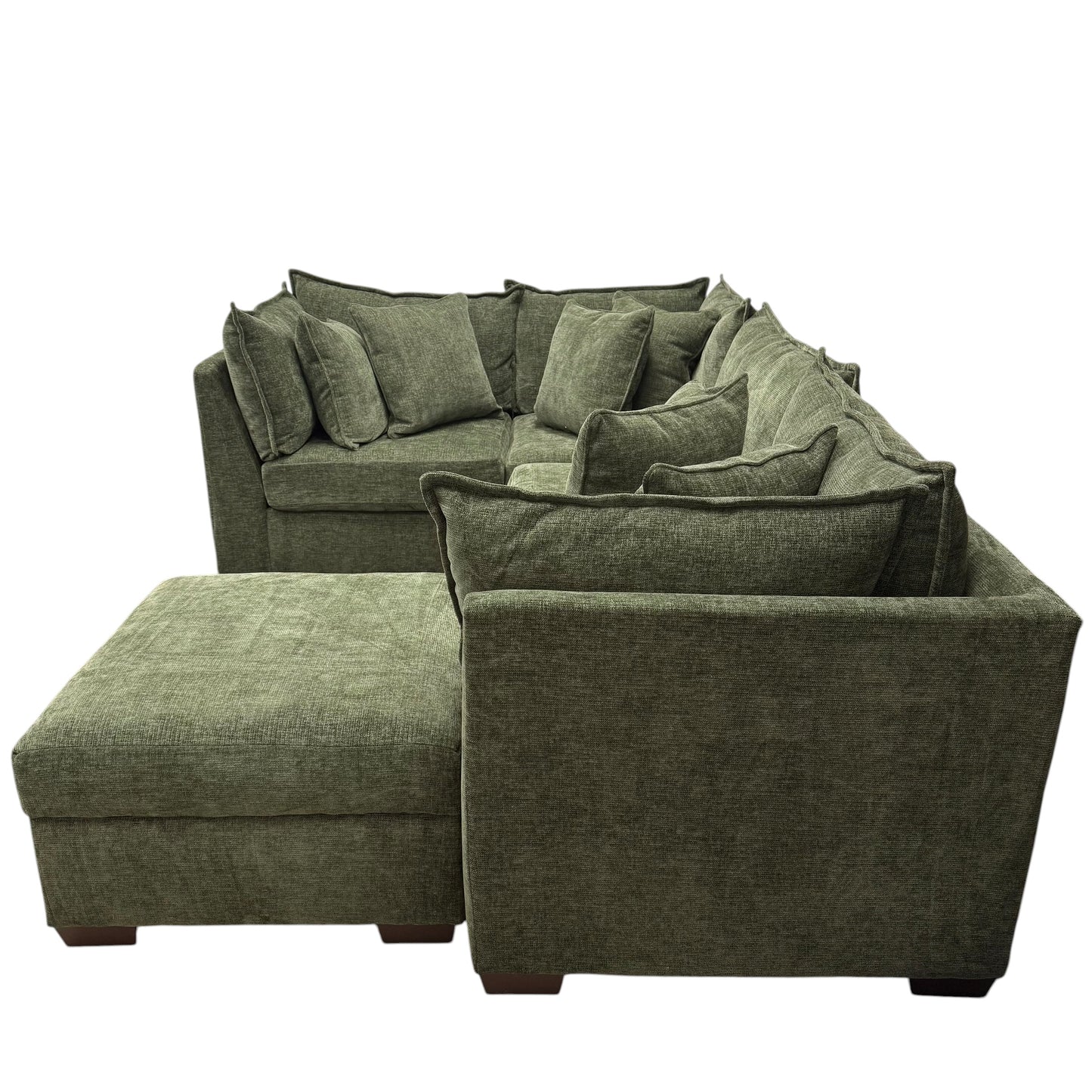 Briar Modular L-Shape Sectional - Forest Green