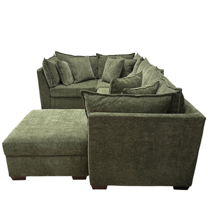 Briar Modular L-Shape Sectional - Forest Green