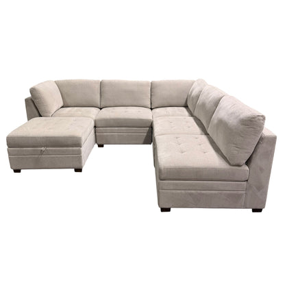 Thomasville Beige Tisdale 6-Piece Modular Sectional