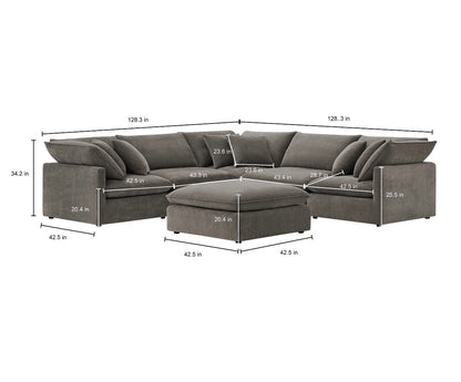Mira 6-Piece Modular Sectional