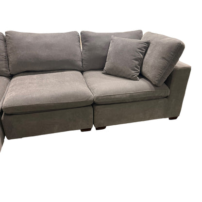 Thomasville Lowell 6-Piece Sectional Sofa Grey (no ottoman)