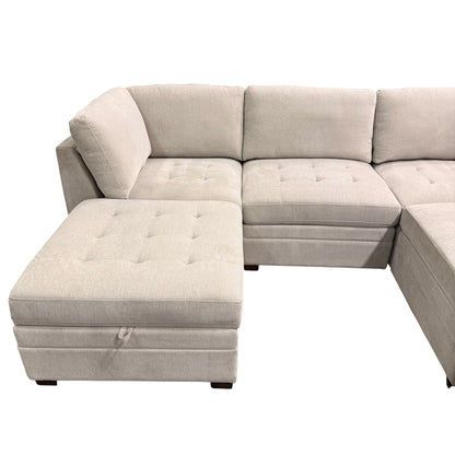 Thomasville Beige Tisdale 6-Piece Modular Sectional