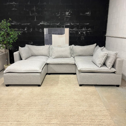 Albany Park Kova 5-Piece Gray Sectional