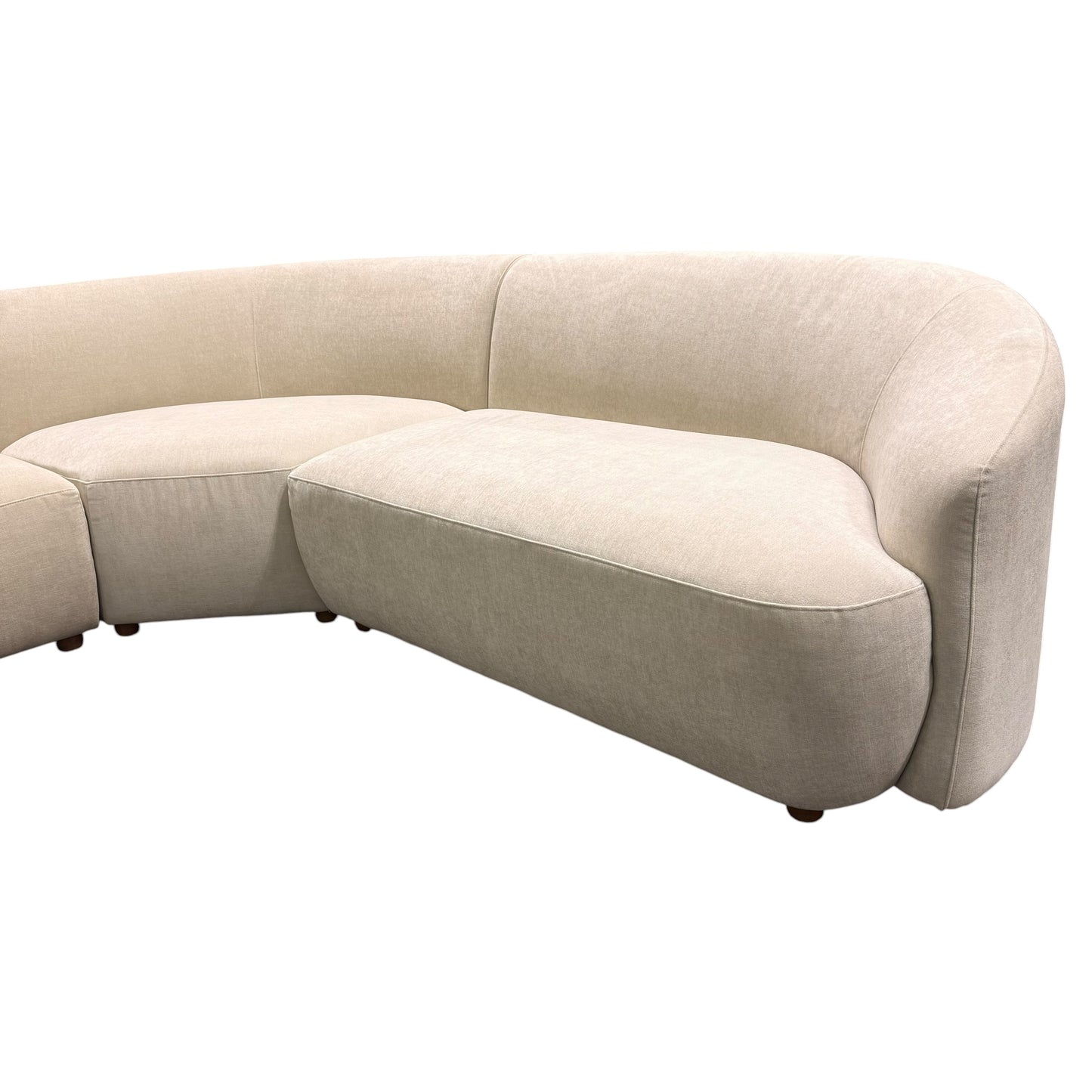 Dolen 3-Piece Curved Sectional