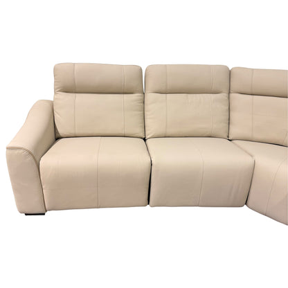 Monica Leather Power Reclining Sectional