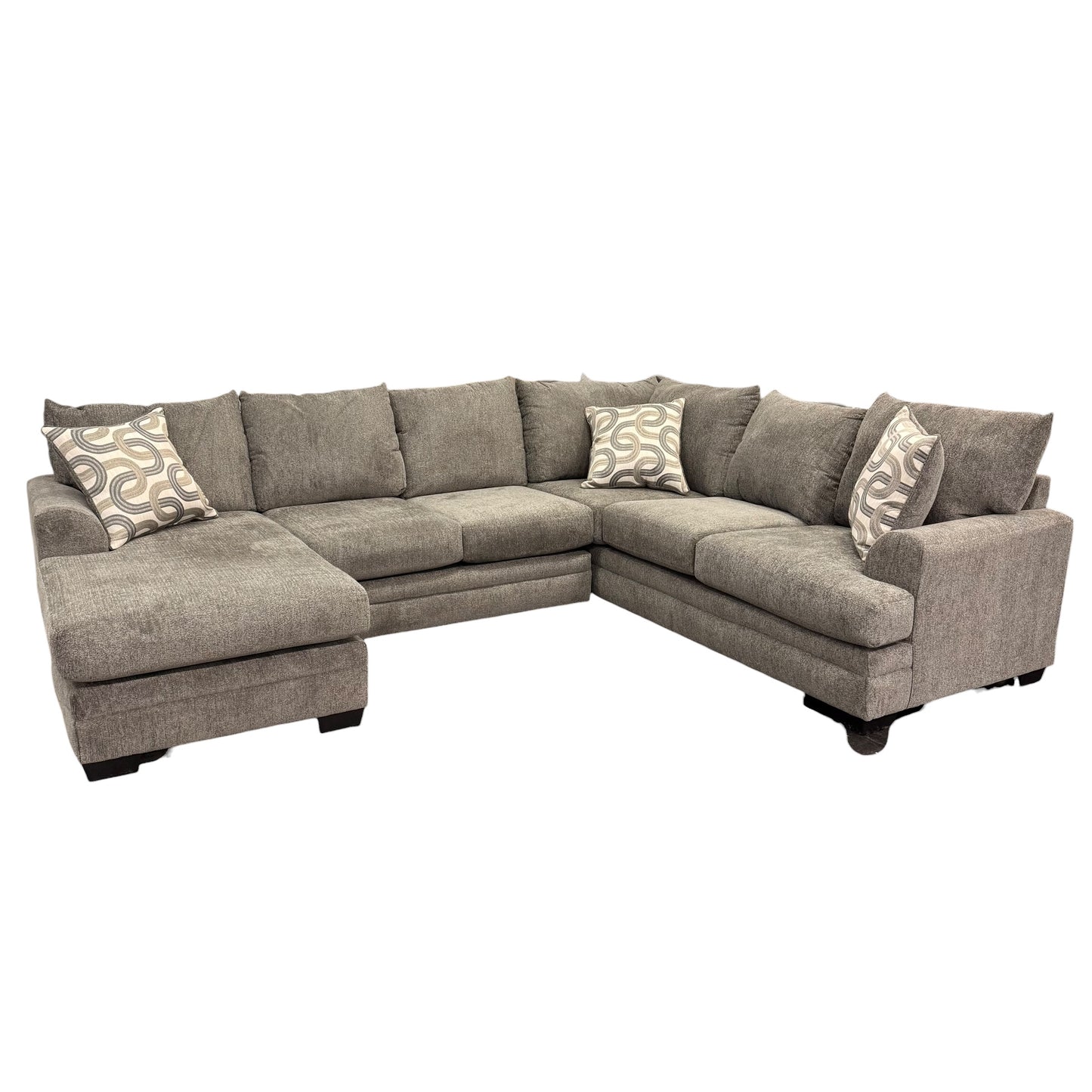 Harlowe U Shape Sectional - NEW Gray