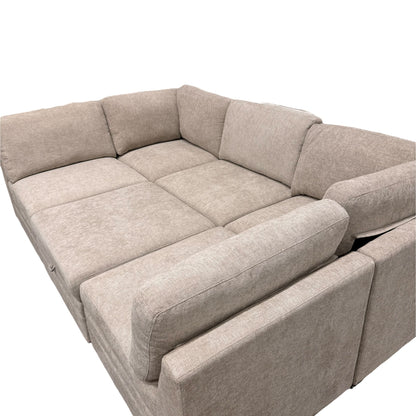 Thomasville Taupe Tisdale 6-Piece Modular Sectional