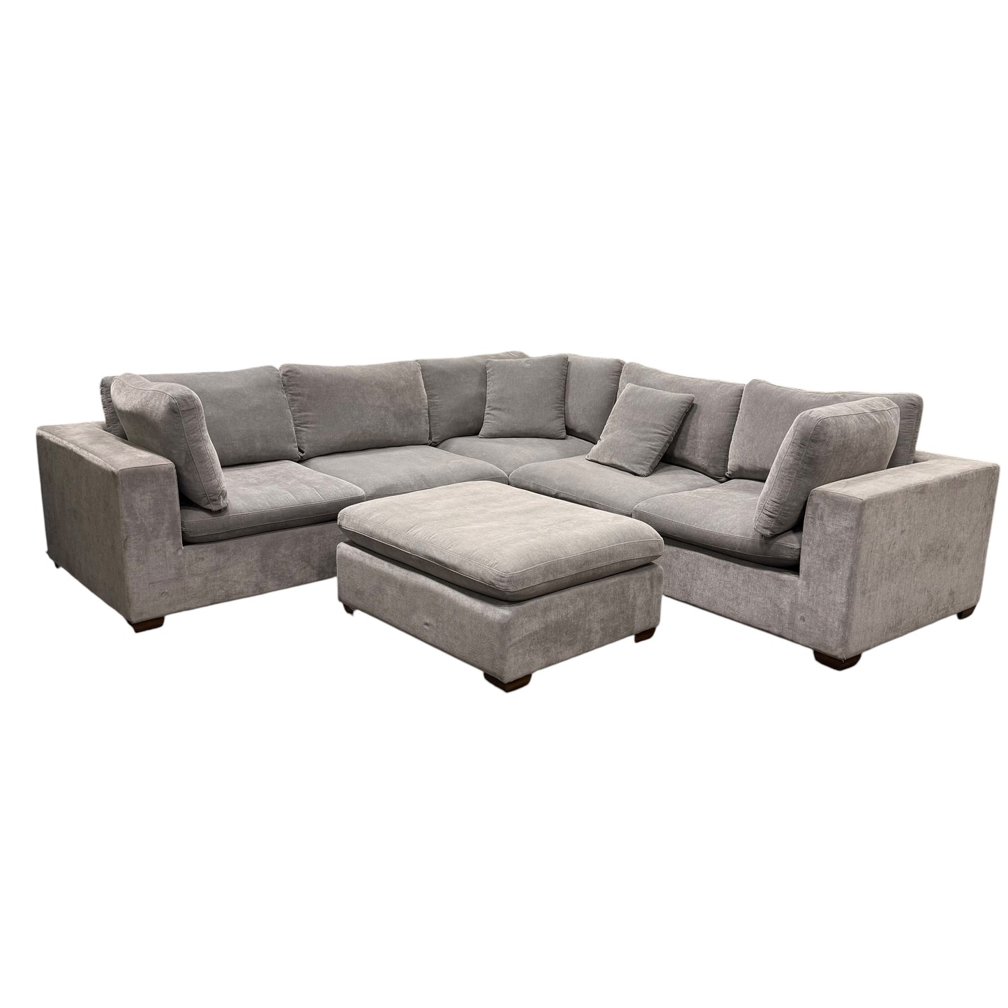 Thomasville Lowell 6-Piece Sectional Sofa Gray