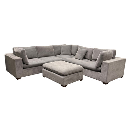Thomasville Lowell 6-Piece Sectional Sofa Gray