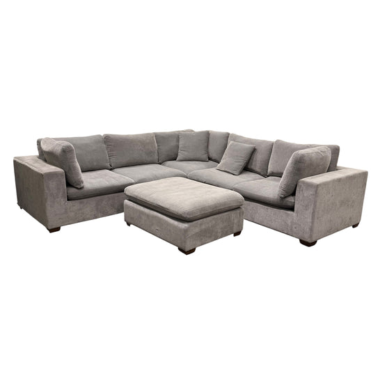 Thomasville Lowell 6-Piece Sectional Sofa Gray