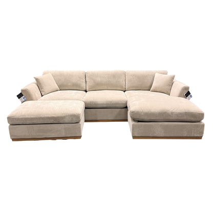 Henredon Caley Sectional with Ottoman