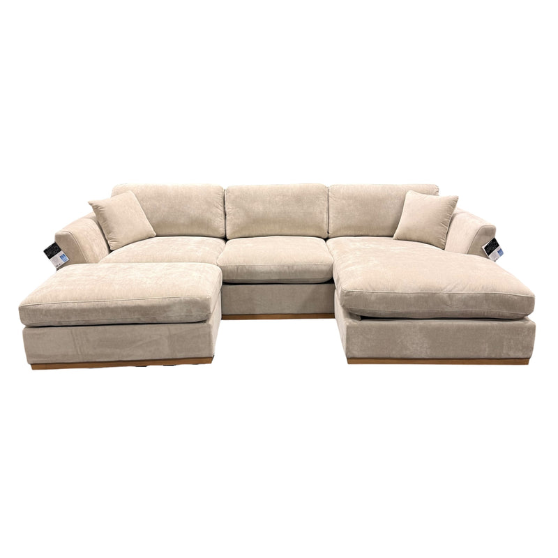 Henredon Caley Sectional with Ottoman