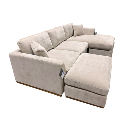 Henredon Caley Sectional with Ottoman