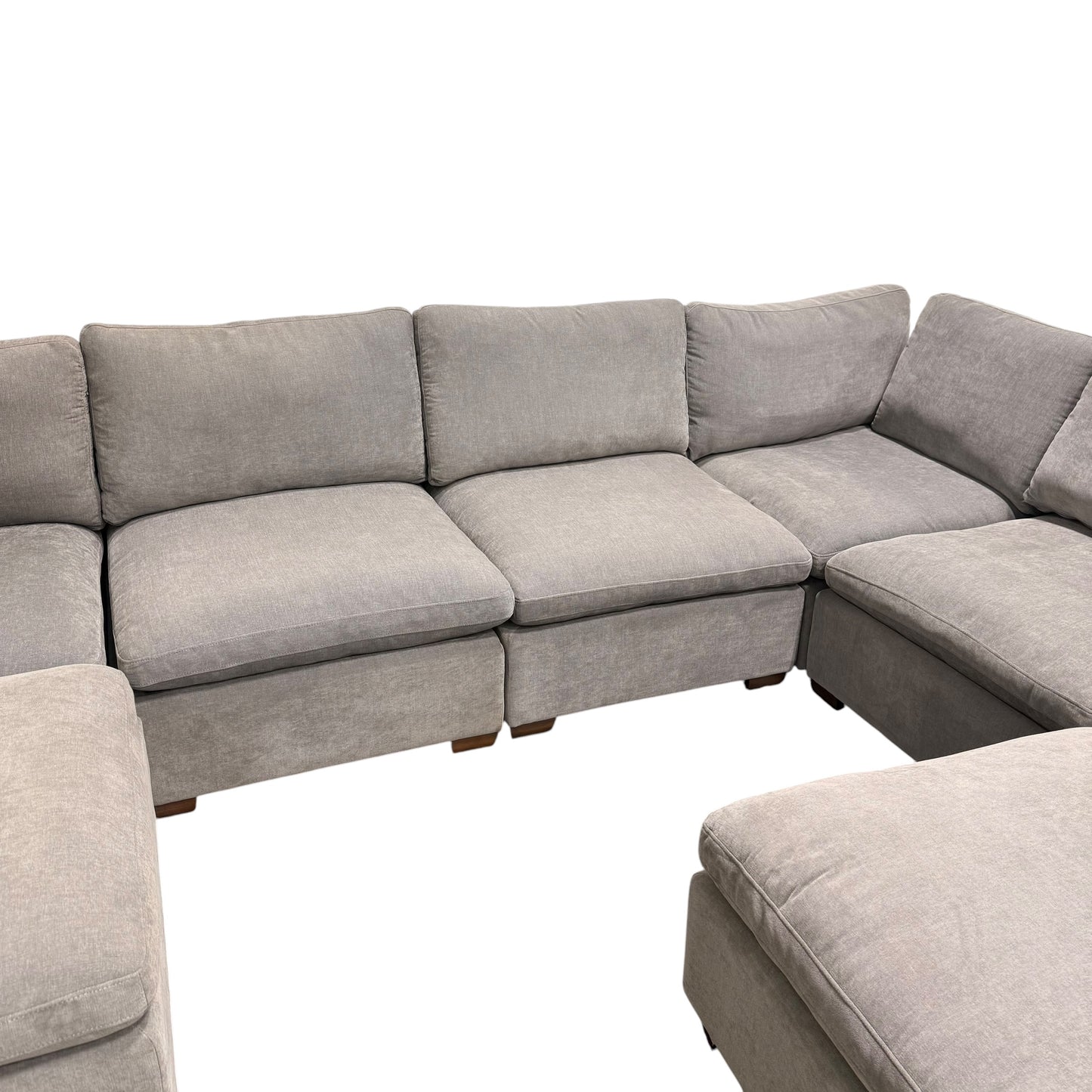 Thomasville Lowell 8-Piece Sectional Sofa Gray