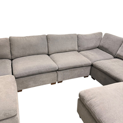 Thomasville Lowell 8-Piece Sectional Sofa Gray