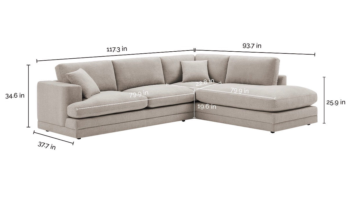 Derry Sectional with Chaise